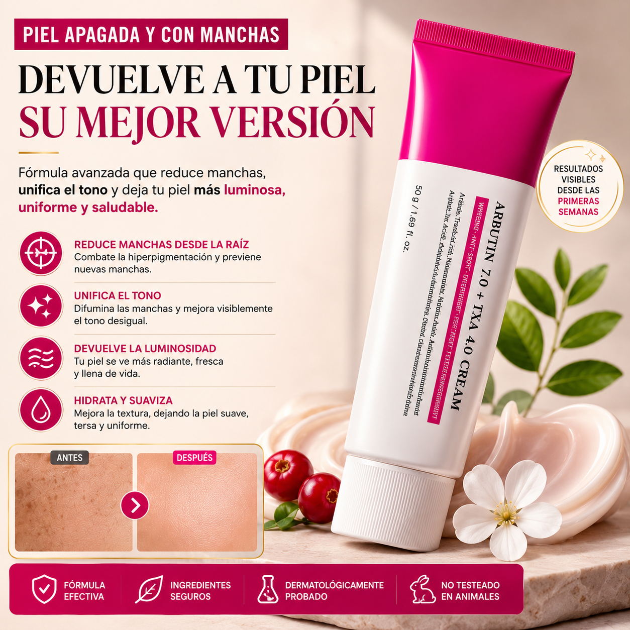 Crema Arbutina
