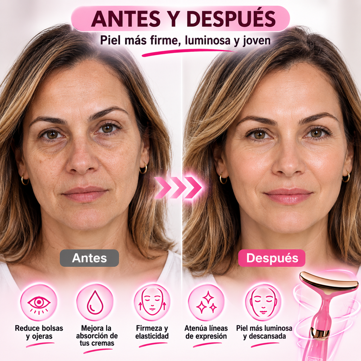 Masajeador facial