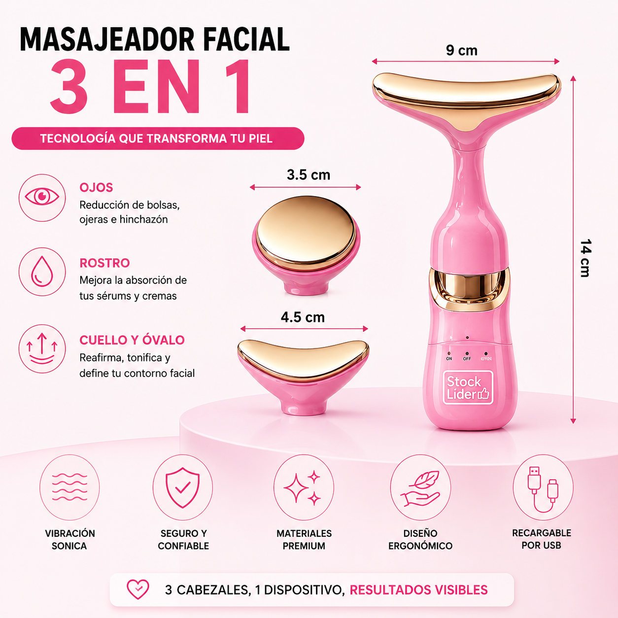 Masajeador facial