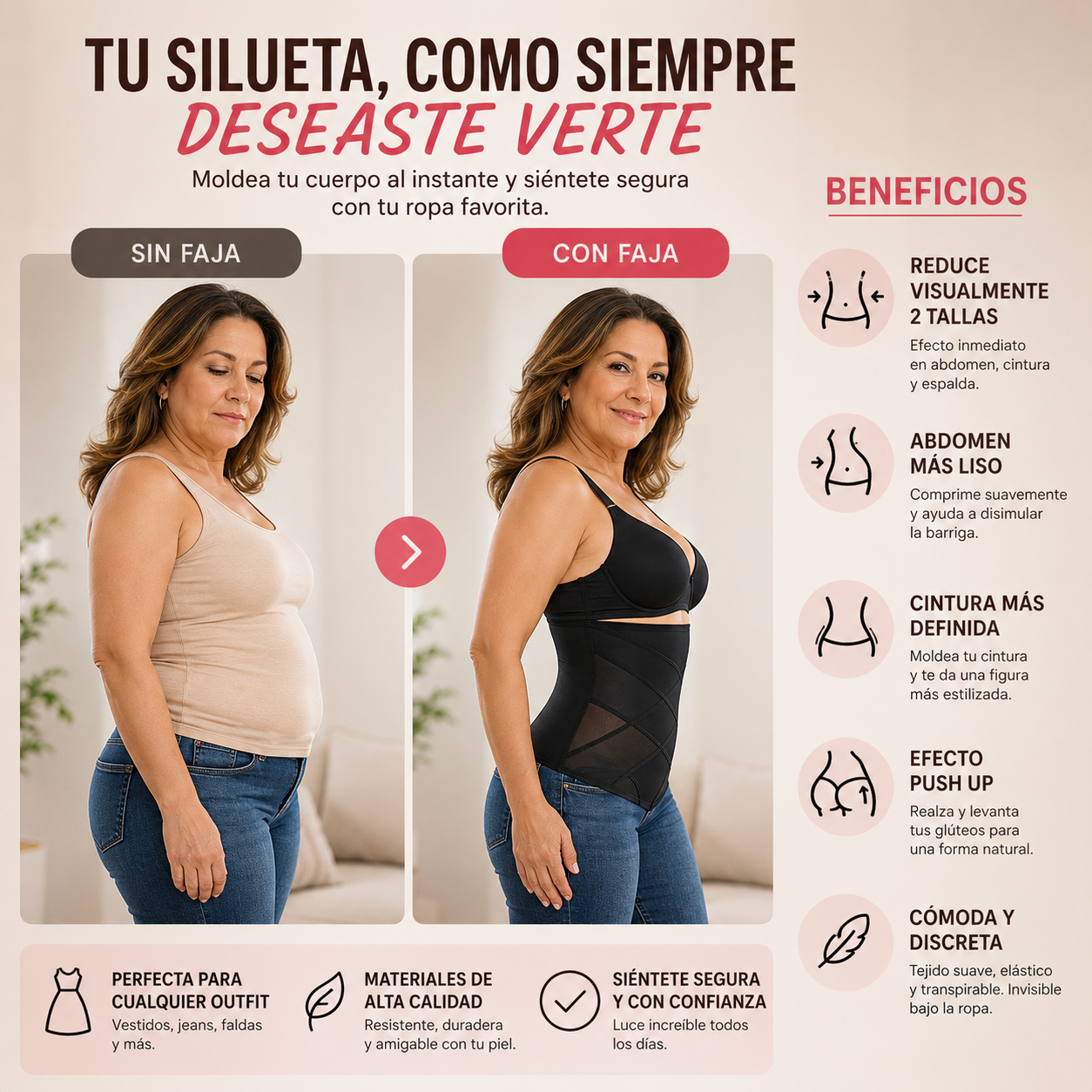 Braga Faja Moldeadora 360° Silueta Perfecta
