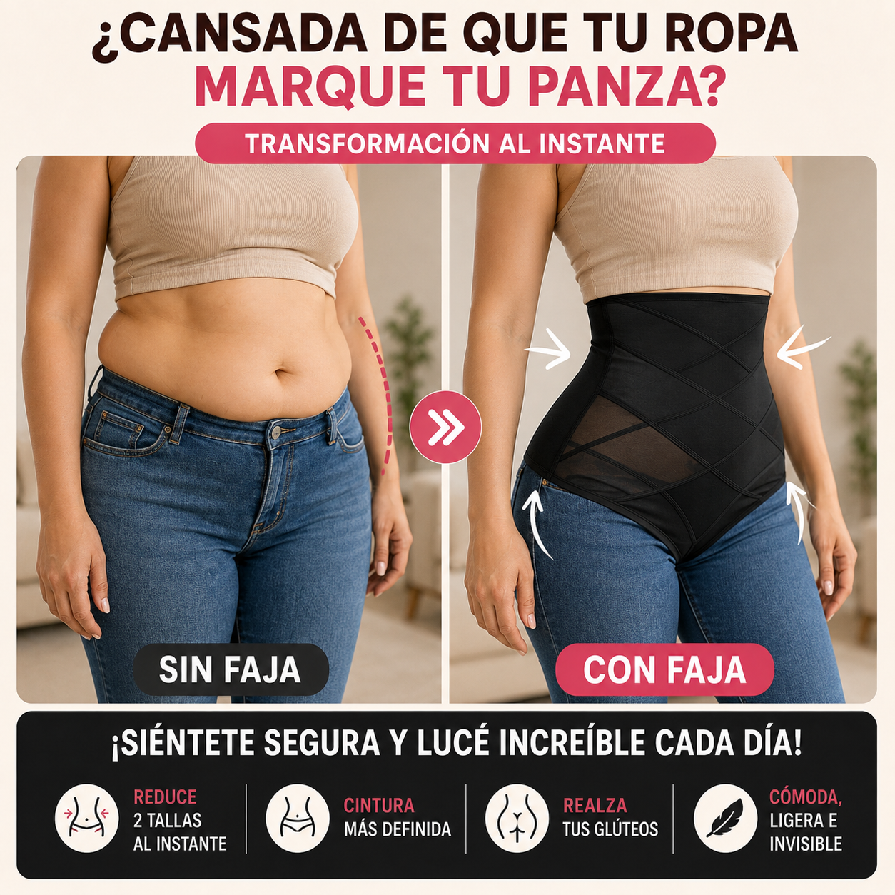 Braga Faja Moldeadora 360° Silueta Perfecta